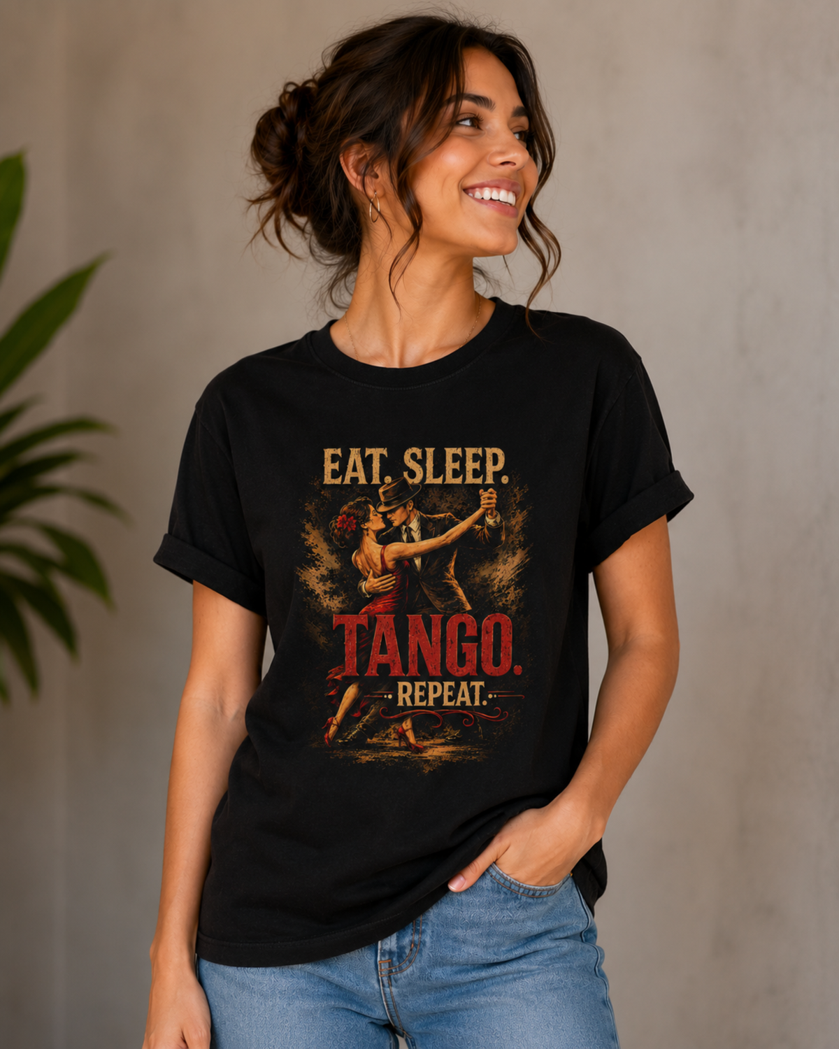 Eat. Sleep. Tango. Repeat - Premium Tee