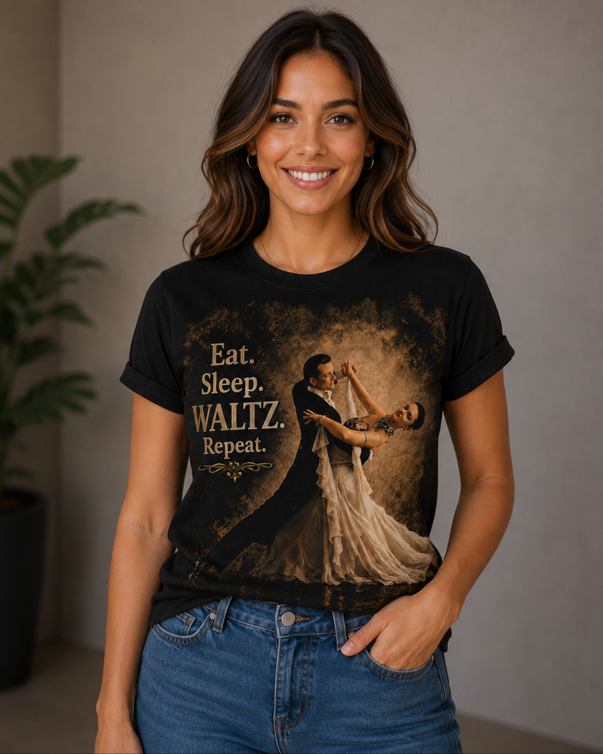 Eat. Sleep. Waltz. Repeat - Premium Tee