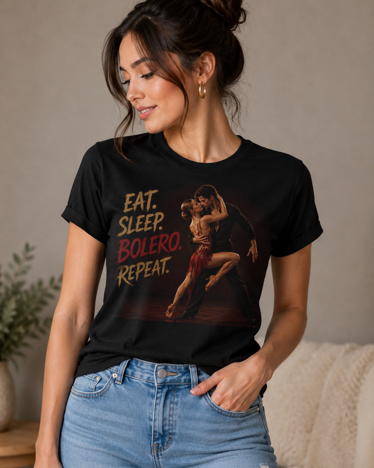 Eat. Sleep. Bolero. Repeat - Premium Tee
