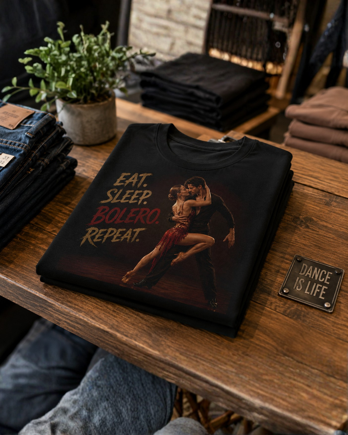 Eat. Sleep. Bolero. Repeat - Premium Tee
