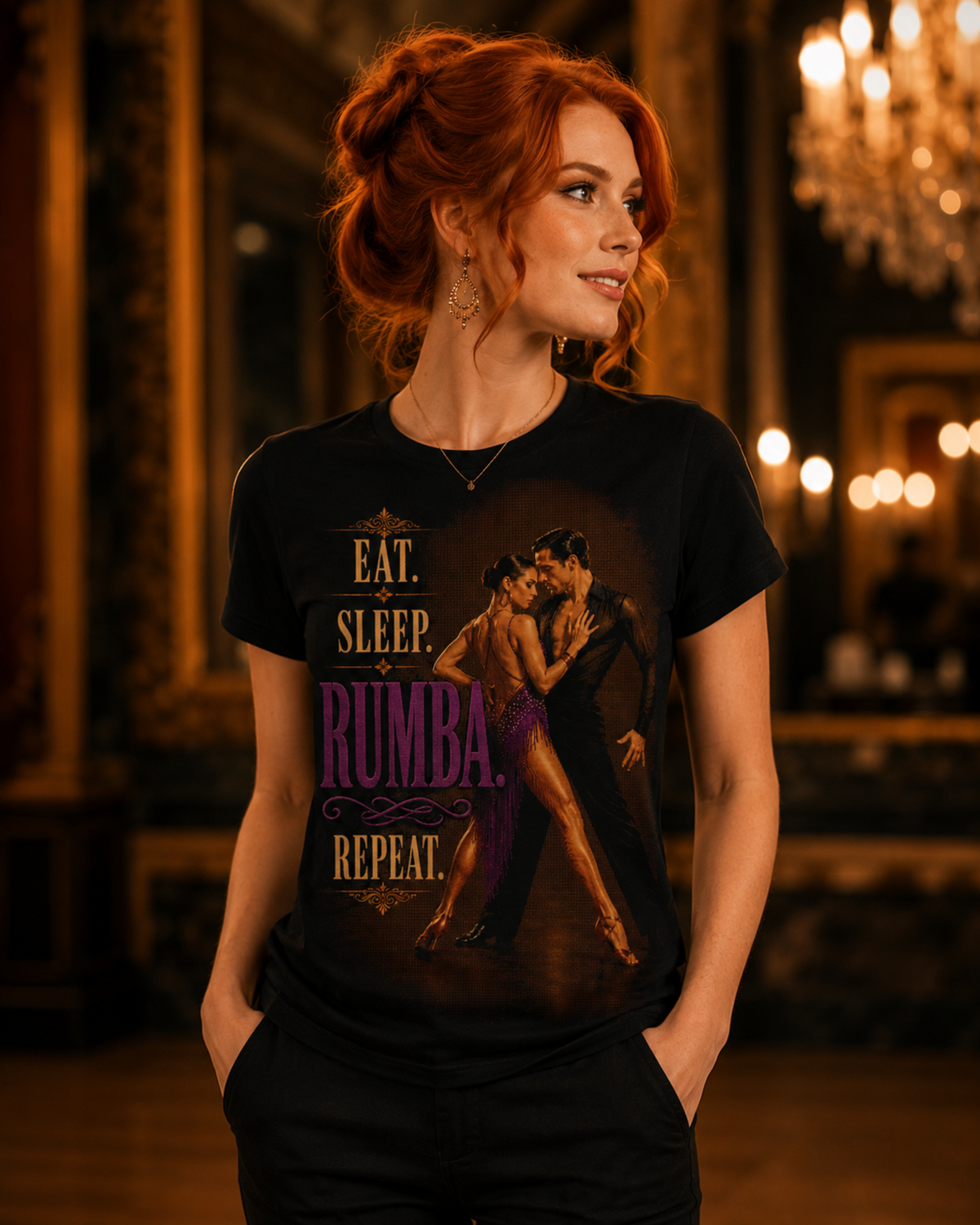 Eat. Sleep. Rumba. Repeat - Premium Tee