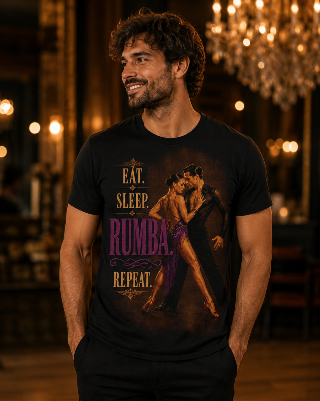 Eat. Sleep. Rumba. Repeat - Premium Tee